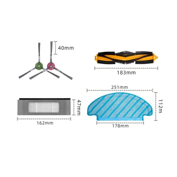 KIT DE RECAMBIOS PARA ASPIRADORA ECOVACS T8 - Image 2