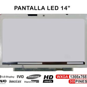 TELA LED DE 14" PARA PORTÁTIL FUJITSU LIFEBOOK U772 SERIES LP140WH6-TSA2 LP140WH6-TSA3