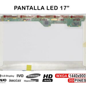 TELA LCD DE 17" PARA PORTÁTIL LP171W01 LP171WP4 LP171WX2 LTN170X2-L02 N170C2-L02 B170PW06