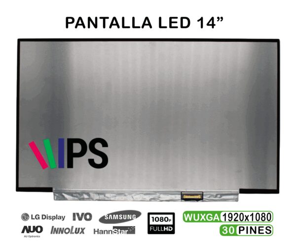TELA LED DE 14" FULL HD IPS MSI N140HCE-EN2