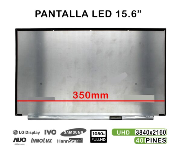 TELA LED DE 15.6" PARA PORTÁTIL LP156UD3-SPB3 40 PINES