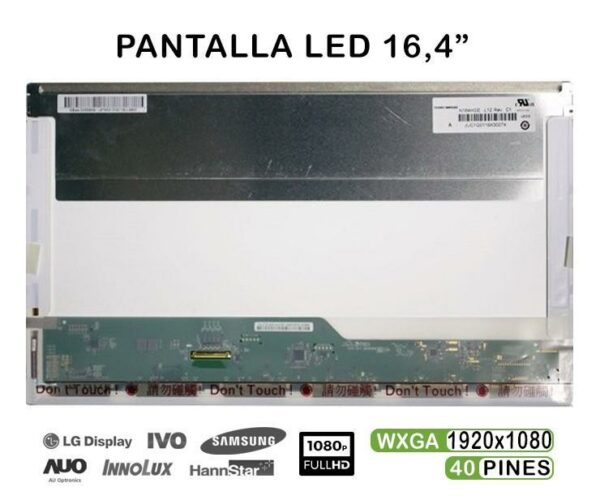 TELA LED DE 16,4 PULGADAS N164HGE-L11