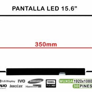 TELA LED MATE DE 15.6" PARA PORTÁTIL LQ156M1JW01 30 PINES