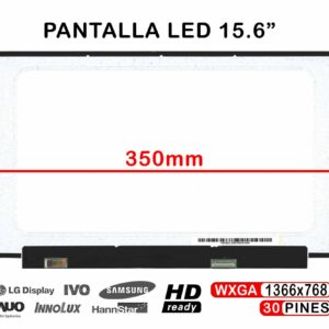 TELA LED MATE MATE DE 15.6" PARA PORTÁTIL N156BGA-EA3 REV.C5 350MM 30 PINES