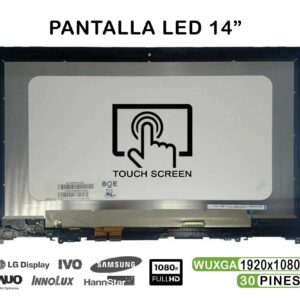TELA LED TÁCTIL DE 14" FHD PARA PORTÁTIL ASUS NV140FHM-N3B, 5D10N45602