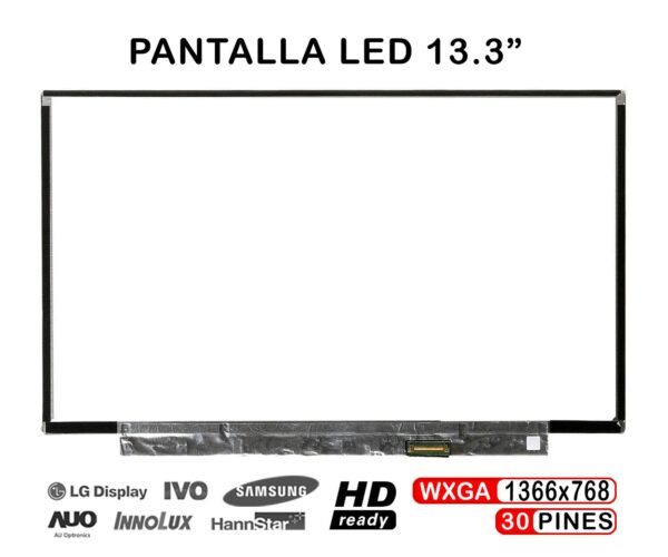 TELA LED DE 13.3" PARA PORTÁTIL CHIMEI N133BGE-EAA REV.C 1 EDP