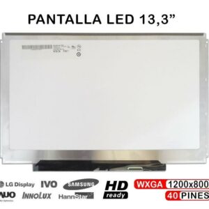 TELA LED DE 13.3" PARA PORTÁTIL LTD133EV3D N133I5-L01 LTD133EWDD B133EW05 V.0
