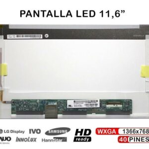 TELA LED DE 11.6" PARA PORTÁTIL PACKARD BELL ZA8