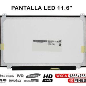 TELA LED DE 11.6" PARA PORTÁTIL TOSHIBA SATELLITE PRO NB10-A-124
