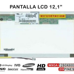 TELA LED DE 12.1" PARA PORTÁTIL LTN121W1-L03 B121EW03 V.7 B121EW07 V.1 LTD121EWVB