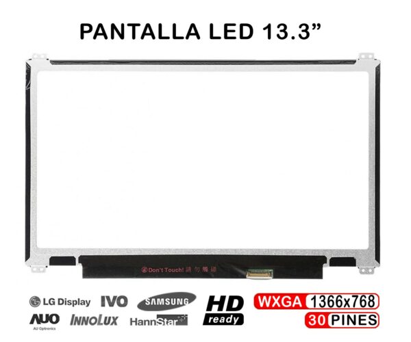 TELA LED DE 13.3" PARA PORTÁTIL ASUS CHROMEBOOK C300 LTN133AT29-401 CLAA133WB03