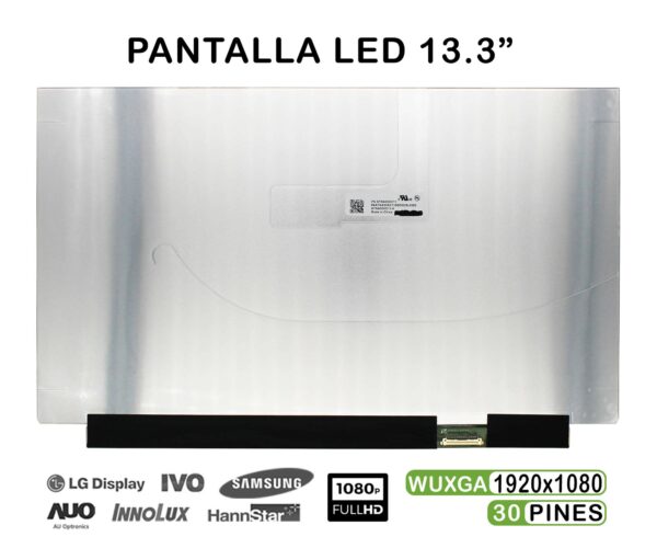 TELA OLED DE 13.3" PARA PORTÁTIL ATNA33XC01 ATNA33XC11 30 PINES FHD