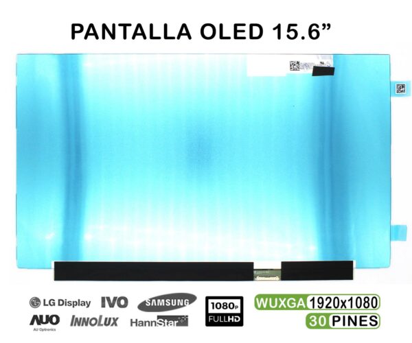 TELA OLED DE 15.6" PARA PORTÁTIL ATNA56YX03-0 30 PINES FHD