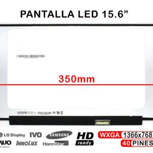 TELA LED DE 15.6" PARA PORTÁTIL B156XTK02.0 40 PINES