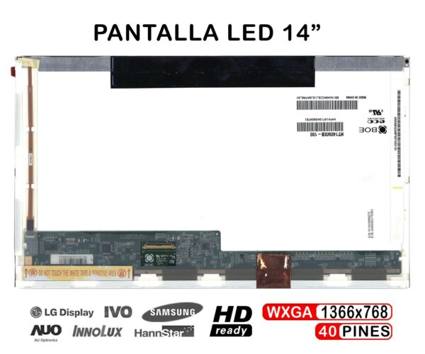 TELA LED DE 14" PARA PORTÁTIL FUJITSU LIFEBOOK S751