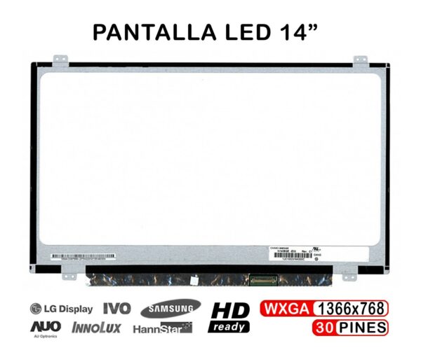 TELA LED DE 14" PARA PORTÁTIL HP ELITEBOOK 840 G3 SERIES