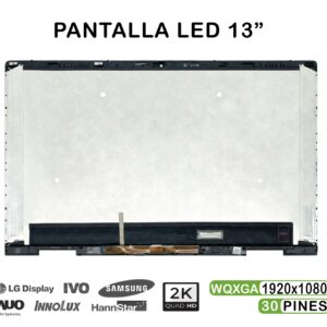 TELA LED DE 13.3" PARA PORTÁTIL HP ENVY X360 13-BD 30 PINES