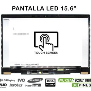 TELA LED TÁCTIL DE 15.6" PARA PORTÁTIL HP ENVY X360 15-CN 15-CP SERIES CON MARCO