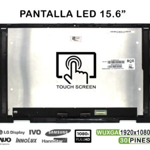 TELA TÁCTIL LED DE 15.6" PARA PORTÁTIL HP ENVY X360 15-EW 15-EY 15Z-EY CON MARCO
