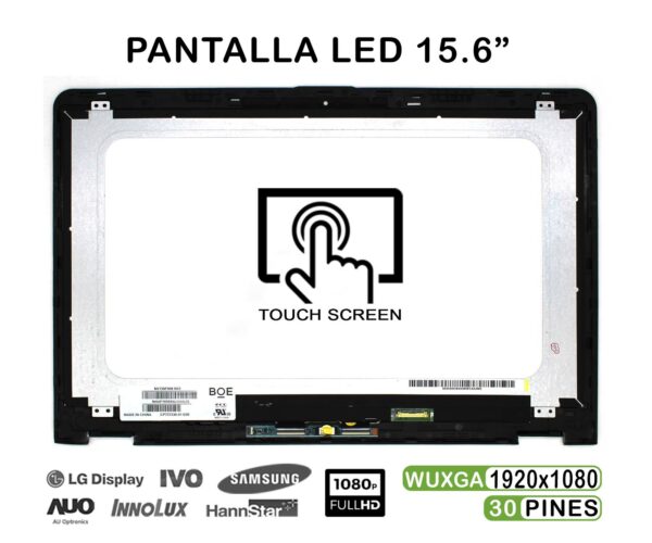 TELA LED TÁCTIL DE 15.6" PARA PORTÁTIL HP ENVY X360 M6-AQ SERIES CON MARCO