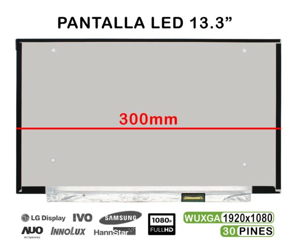 TELA LED DE 13.3" PARA PORTÁTIL HP PROBOOK 430 G6 NT133WHM-N45