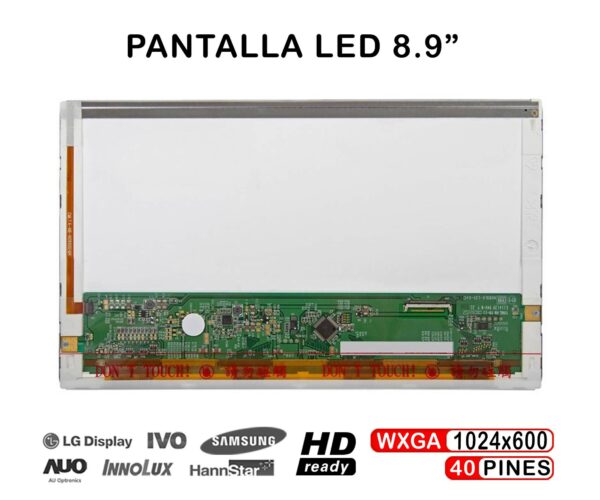 TELA LED DE 8.9" PARA PORTÁTIL ACER ASPIRE ONE ZG5 A150 AO150 B089AW01 B089SW01
