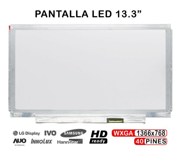 TELA LED DE 13.3" PARA PORTÁTIL LENOVO 27R2439