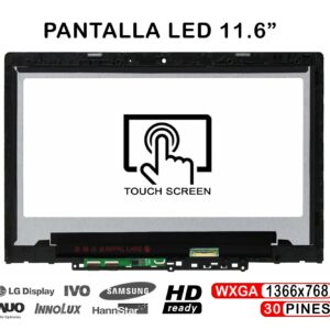 TELA LED TÁCTIL CON MARCO DE 11.6" PARA PORTÁTIL LENOVO WINBOOK 300E 2ND GEN 5D10T45069