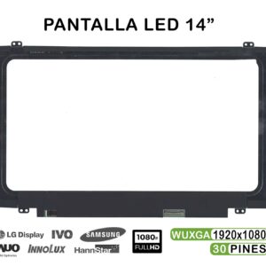 TELA LED DE 14" PARA PORTÁTIL LENOVO THINKPAD L460 T460 T460S LP140WF5-SPB2