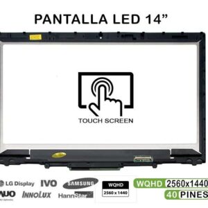 TELA COMPLETA CON TÁCTIL DE 14" PARA PORTÁTIL LENOVO THINKPAD X1 QHD LP140QH1 SP E1