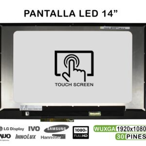 TELA LED TÁCTIL DE 14" PARA PORTÁTIL LENOVO YOGA 530-14IKB 81EK