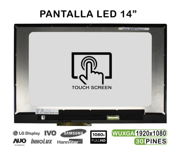 TELA LED TÁCTIL DE 14" PARA PORTÁTIL LENOVO YOGA 530-14IKB 81EK