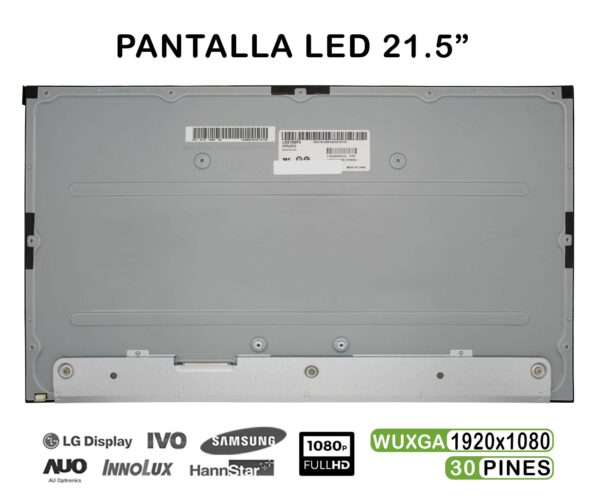TELA LED DE 21.5" PARA PORTÁTIL LM215WF9-SSA2 FHD