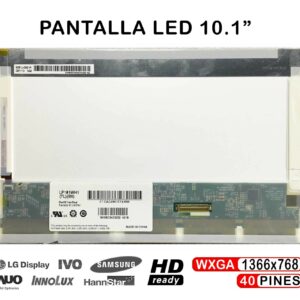 TELA LED DE 10.1" PARA PORTÁTIL LP101WH1-TLB5 LP101WH1-TLA1 1366X768 40 PINES