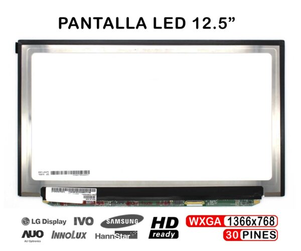 TELA LED DE 12.5" PARA PORTÁTIL LP125WH2(TP)(H1) LP125WH2 TP H1