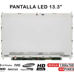 TELA LED DE 13.3" PARA PORTÁTIL LP133WH4-TJA1 F2133WH4 F2133WH4-A21
