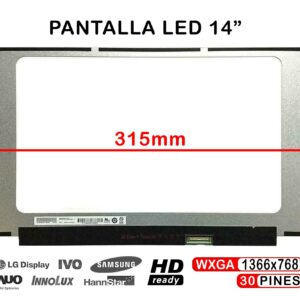 TELA LED DE 14" PARA PORTÁTIL LQ140T1JH01