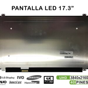 TELA LED DE 17.3" PARA PORTÁTIL LQ173D1JW31 3840X2160 40 PINES