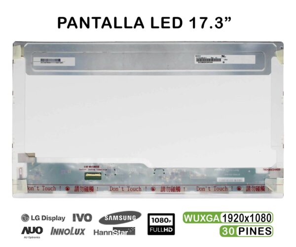 TELA LED DE 17.3" PARA PORTÁTIL MSI GE70 2QE APACHE PRO FULL HD