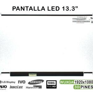TELA LED DE 13.3" PARA PORTÁTIL N133HSE-EA REV.C1 30 PINES