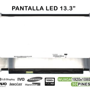 TELA LED DE 13.3" PARA PORTÁTIL N133HSE-EA1 REV.B1 30 PINES