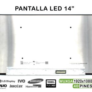 TELA LED DE 14" PARA PORTÁTIL N140HCQ-G51 REV.C1