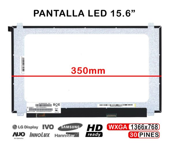 TELA LED DE 15.6" PARA PORTÁTIL ASUS VIVOBOOK 15 X510UQ 15 X505BP 15 X505ZA SERIES