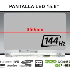 TELA LED DE 15.6" PARA PORTÁTIL N156HMA-GA1 144HZ FHD 40 PINES