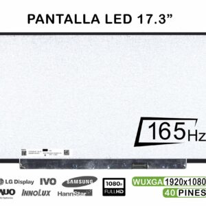 TELA LED DE 17.3" PARA PORTÁTIL N173HME-GA1 FHD 165HZ