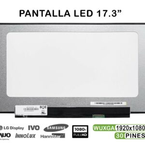 TELA LED DE 17.3" PARA PORTÁTIL NV173FHM-N49 NV173FHM-N46 FHD 30 PINES IPS