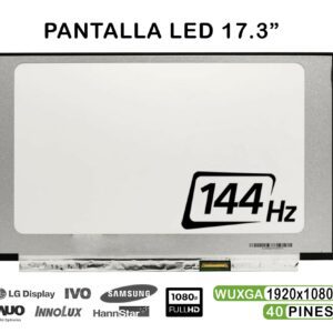 TELA LED DE 17.3" PARA PORTÁTIL NV173FHM-NX4 V8.0 144HZ 40 PINES FHD
