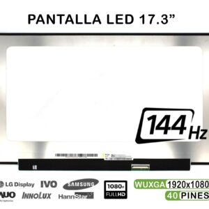 TELA LED DE 17.3" PARA PORTÁTIL NV173FHM-NX4 144HZ FHD 40 PINES
