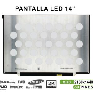 TELA LED DE 14" PARA PORTÁTIL P140ZKA-BZ1 30 PINES 2K