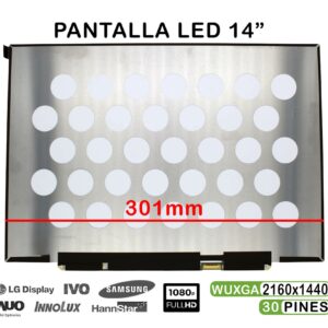 TELA LED 14" PARA PORTÁTIL TV140WTM-NH0 2160X1440 30 PINES